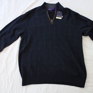 Alan Flusser 1/4 zip sweater
